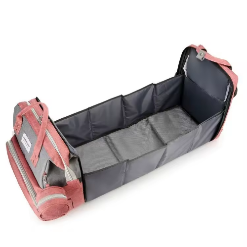 Backpack Folding Bed Diaper Bag With Changing Station